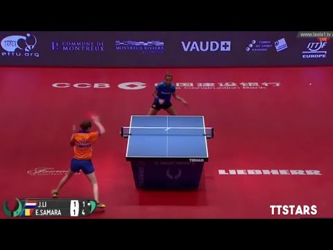 LI Jie vs SAMARA Elizabeta (ETTU TOP 16 2018) Semi Final 2018