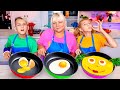 Vania Mania Kids Cooking Challenge With Grandma More Kids Videos