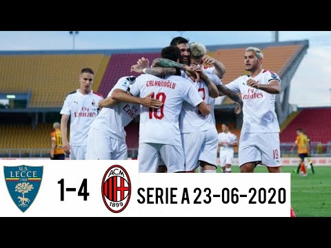Ac Milan 4-1 Lecce Highlight HD And All Goals 2020
