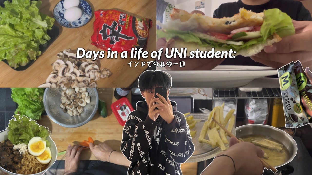 Day in the life of an Indian university student — aesthetic vlog