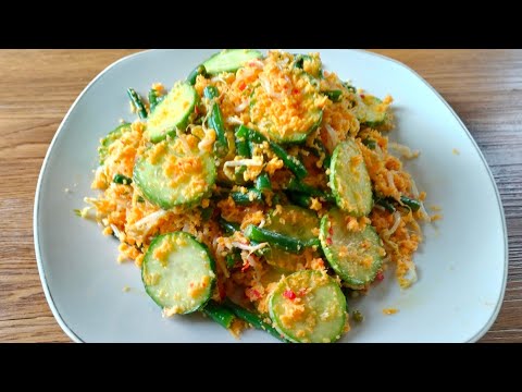 Resep dan cara membuat Urap Timun , kacang panjang dan toge, enak dan segar