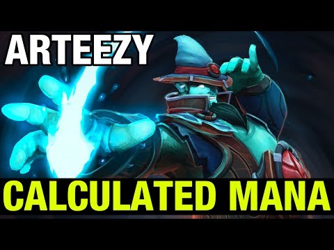 CALCULATED MANA ! - ARTEEZY STORM SPIRIT - Dota 2