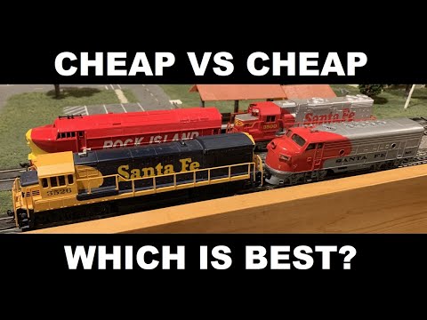 HO scale "Train Set" diesels comparison - Tyco vs Bachmann vs Life-Like