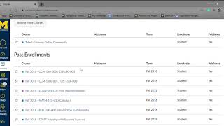 Accessing Your Courses in Canvas