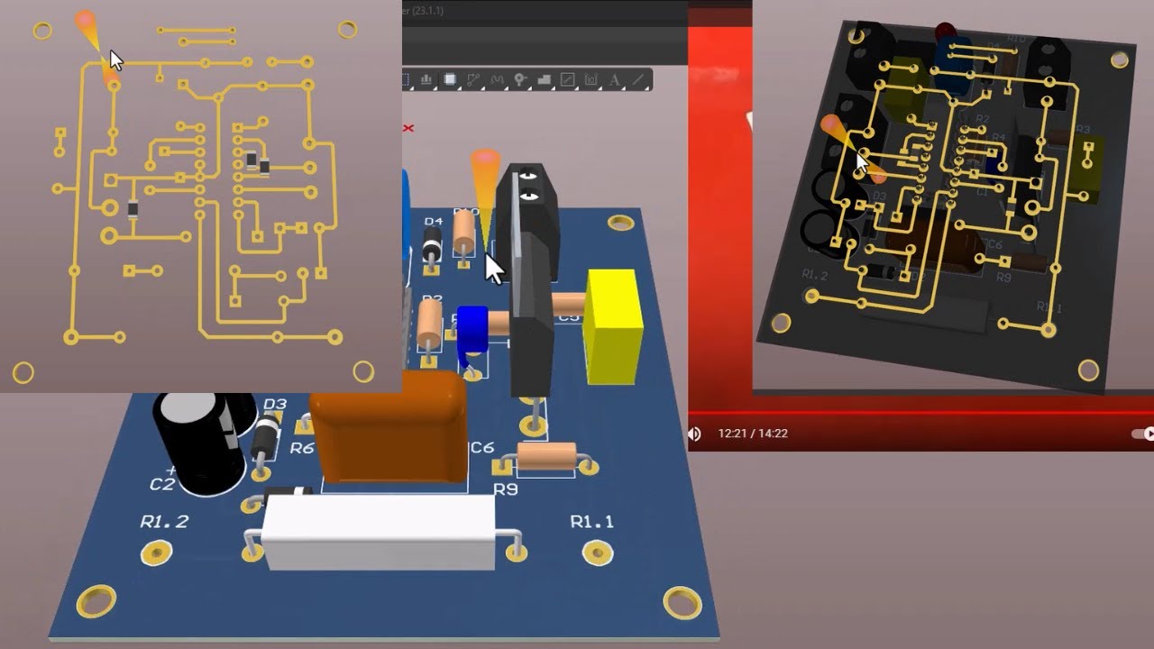 PCB Etching Art work - DIY PCB Development