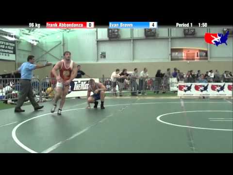 Frank Abbondanza vs. Evan Brown at 2013 ASICS University Nationals - FS