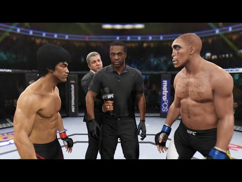 Bruce Lee vs. Ghastly Zombie - EA Sports UFC 2 - Crazy UFC 👊🤪