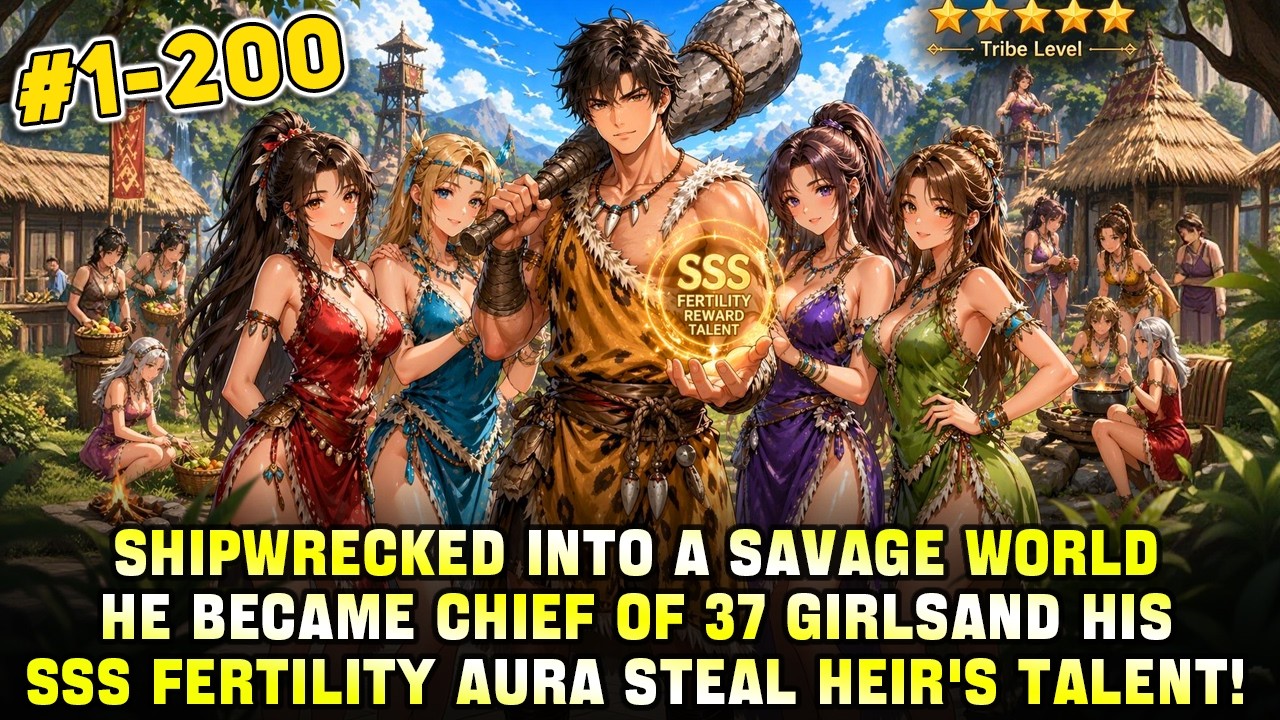 He Was Thrown Into Primitive World Became Only Man in Female Tribe Now 37 Girls  Rely on Him Survive