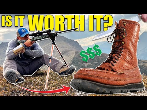 ($925) The most EXPENSIVE hunting boot is a moccasin? Russell