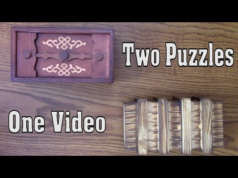 Get your Puzzle On! Two Puzzle Boxes: One Video!