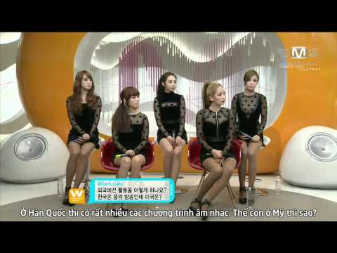 {Wonder Land Vietsub} 17112011 Wonder Girls - Wide Open Studio [1/2]