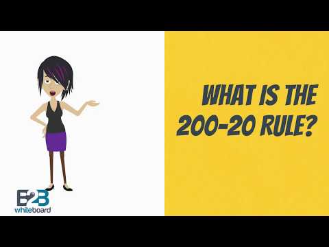 What is the 200-20 Rule?
