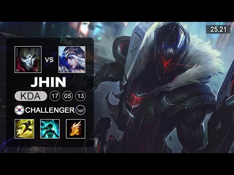 Jhin vs Ashe ADC - KR Challenger - Patch 25.21 Season 15