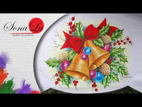 Aula 37 - Sinos e Pinhas em Pano de Prato