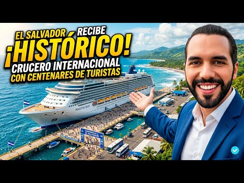 TURISTAS EXTRANJEROS INVADEN EL PUERTO DE ACAJUTLA! Nuevo Crucero Atrae Dinero y Alegría a Sonsonate