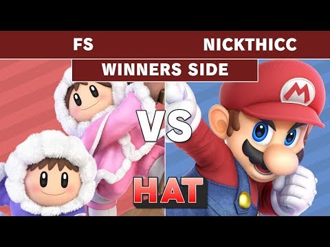 HAT 87 - fs (Ice Climbers) Vs. NickTHICC (Mario) Winners Side - Smash Ultimate