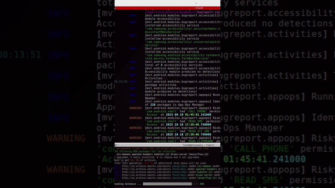 I Scanned My Android Bug Report For Spyware! #coding #android #mobile