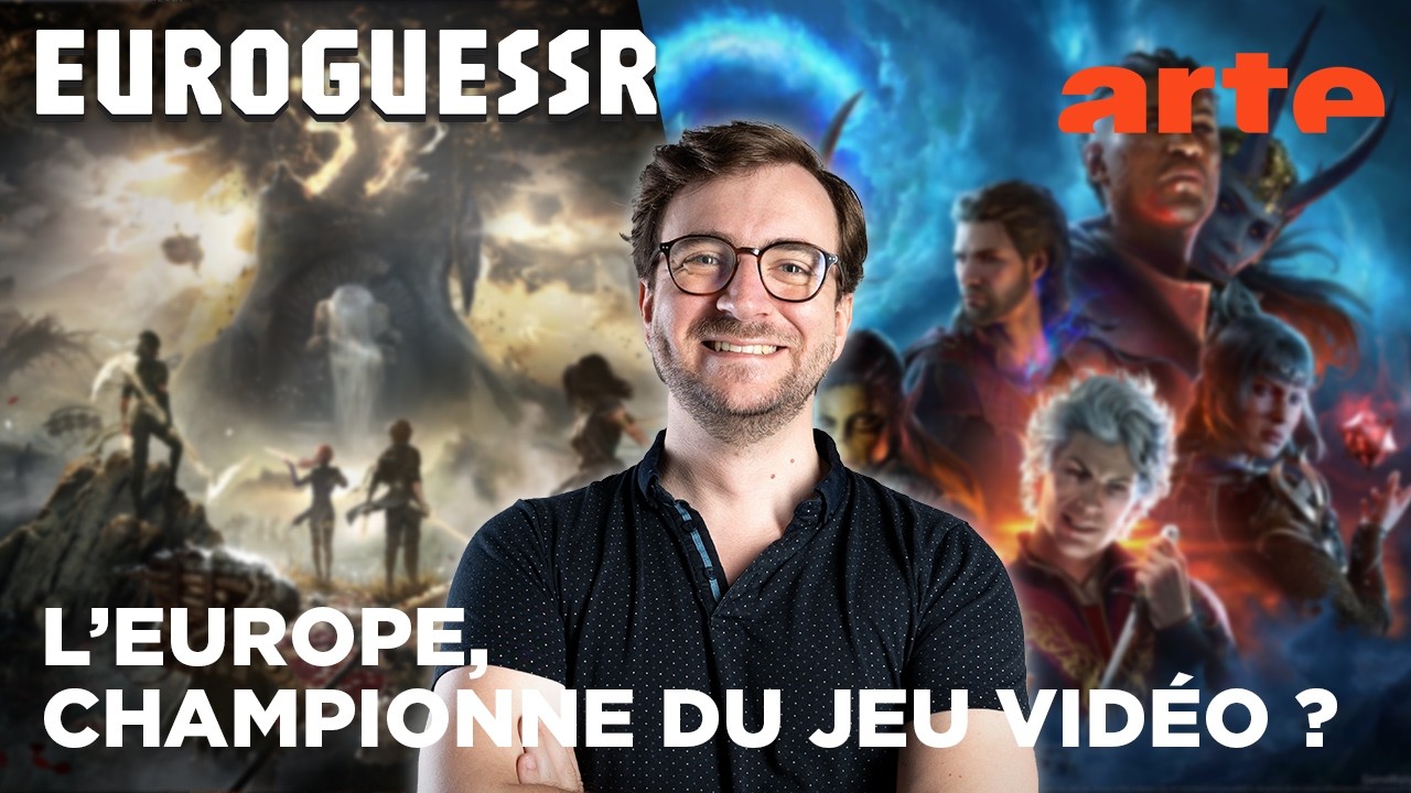 🇪🇺 L’Europe, championne du jeu vidéo ? I EuroGuessr avec @manonbrilcuah @monsieurmv et @Jarm_0_u