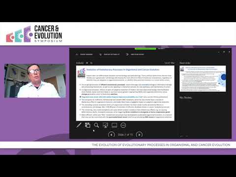 Frank Laukien - The Evolution of Evolutionary Processes in Organismal and Cancer Evolution