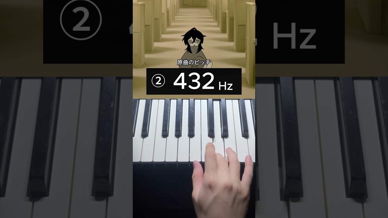 ループザルーム-ルシノfeat.初音ミク/ピッチ比較#shorts