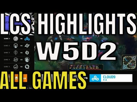 LCS Spring 2023 W5D2 Highlights ALL GAMES - TSM vs C9, IMT vs CLG, GG vs EG, 100 vs TL, DIG vs FLY
