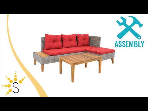Ultimate Patio 2-Piece Sectional Set with Coffee Table