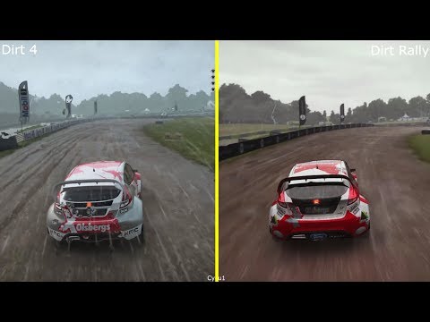 DIRT 4 vs DIRT Rally PS4 Pro Graphics Comparison
