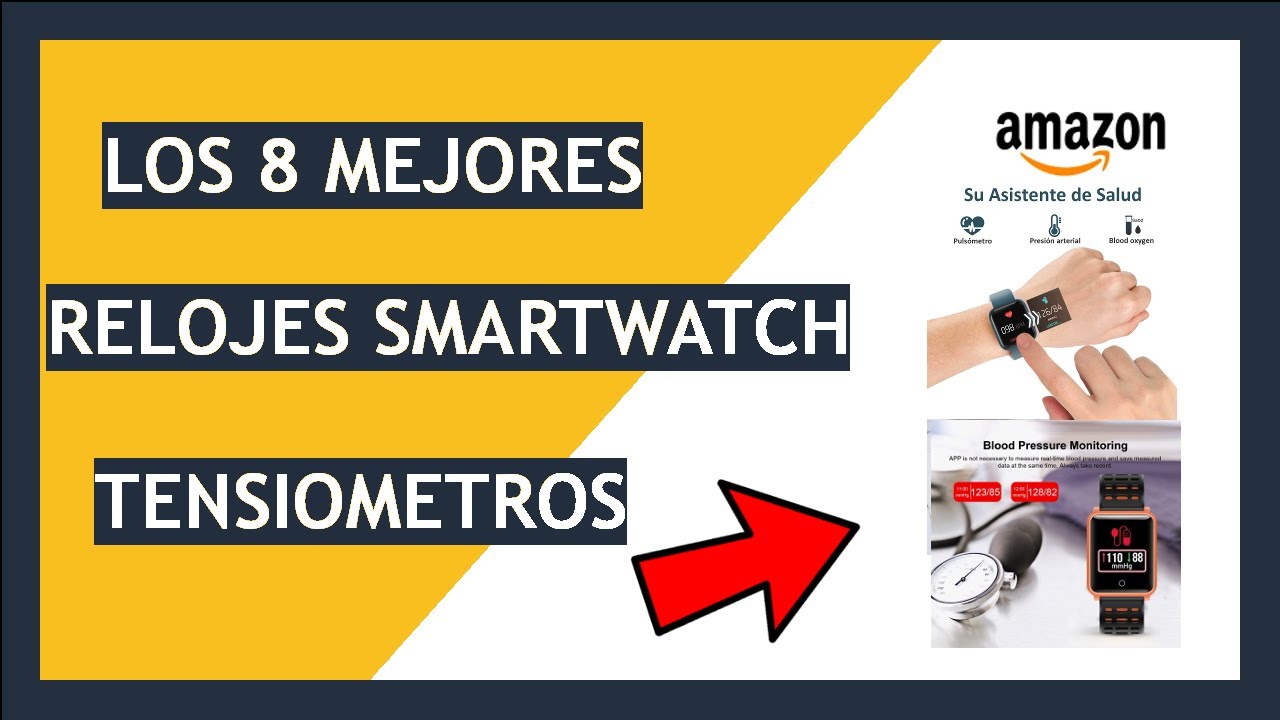 TOP 8 ❤️ Mejores RELOJES con TENSIÓMETRO para CONTROL TENSION - PRESION ARTERIAL Real en Amazon
