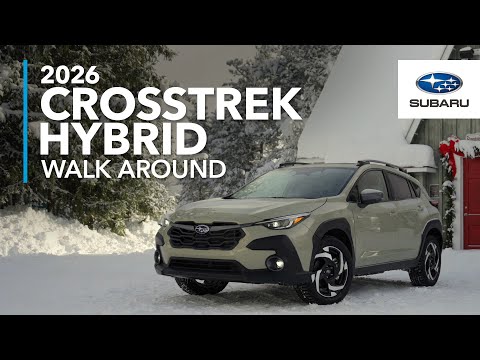 Voiceovers YouTube video thumbnail - 2026 Subaru Crosstrek Hybrid Walk Around - No-compromises compact crossover for the modern era