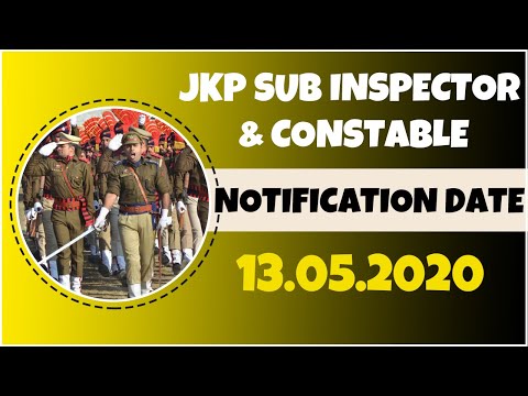 JKP Sub Inspector Latest Notification date 13.05.2020 Recruitment Expected soon|Join us 9419145317