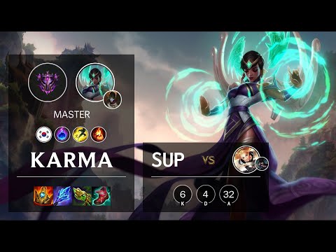 Karma Support vs Lux - KR Master Patch 11.24