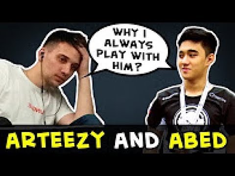 Arteezy and Abed׃ why we always matched together؟
