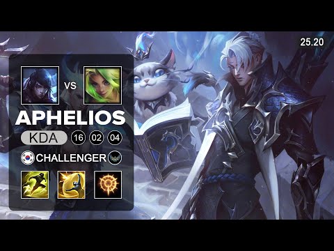 Aphelios vs Zeri ADC - KR Challenger - Patch 25.20 Season 15