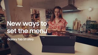 Samsung Dinner prep with Screen Share | Galaxy Tab S11 Ultra 