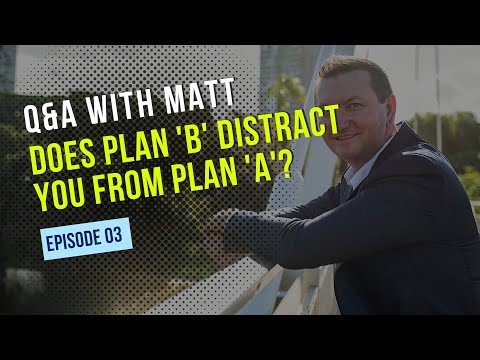 Does Plan B really distract you from Plan A in Project Management?