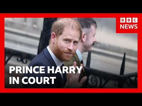 Prince Harry's case against Daily Mail publisher begins at London court | BBC News