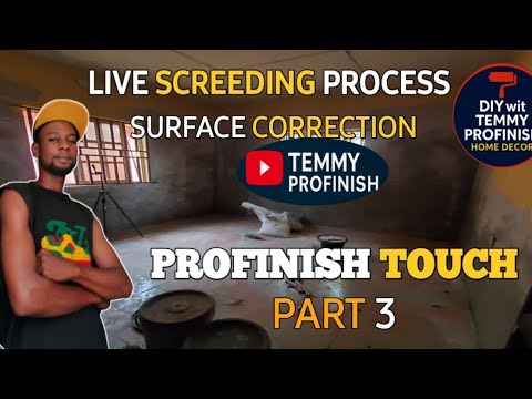 LIVE Screeding Part 3: Final Coat Application & Surface Correction | Temmy Profinish