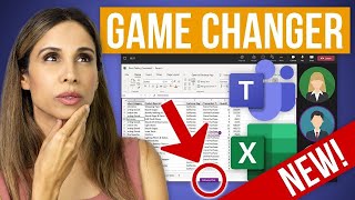 How to use Excel LIVE in Teams Meetings - Realtime collaboration