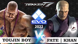 EVO 2022 TEKKEN 7 | Youjin Boy (Marduk) VS Khan (Geese) #evo2022 #tekken7 #tekkenworldtour