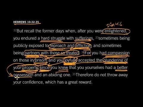 A Better and Abiding Possession: Hebrews 10:32–35