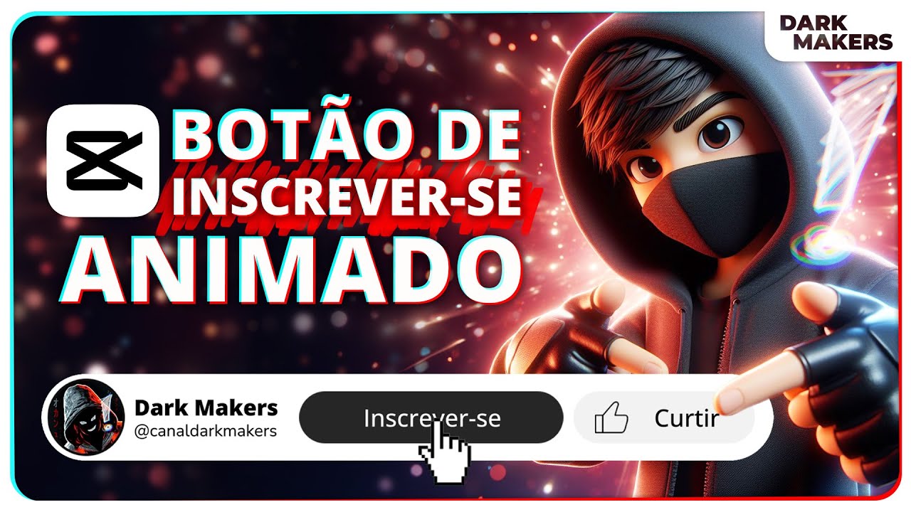 Como fazer um Botão de Inscrição Animado - Passo a Passo de como fazer no CapCut