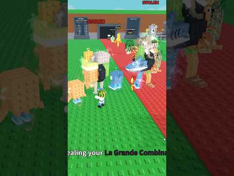 😡He STOLE NEW LA COMBINATIONS SECRET!  #roblox #stealabrainrot #robloxshorts