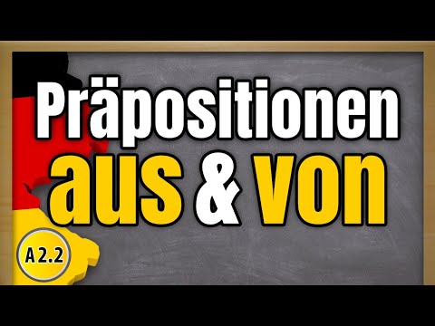 The difference between "aus" & "von" | German prepositions A2