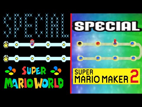 Super Mario World Special World REMASTERED in Super Mario Maker 2