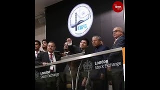 Kerala CM rings bell at London Stock Exchange for listing of KIIFB’s masala bonds