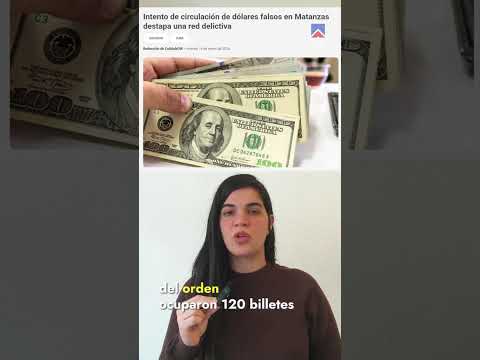 Intento de circulación de dólares falsos en Matanzas destapa una red delictiva