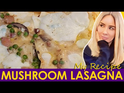 Mushroom Lasagna recipe🍄Quick & Easy Italian Style (No Tomato) 2025