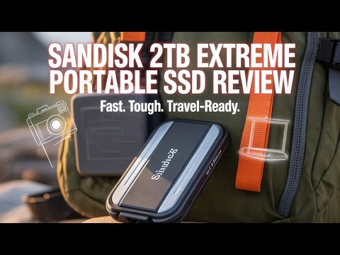 SanDisk 2TB Extreme Portable SSD Review | Fast, Rugged & Travel-Ready Storage for Creators!