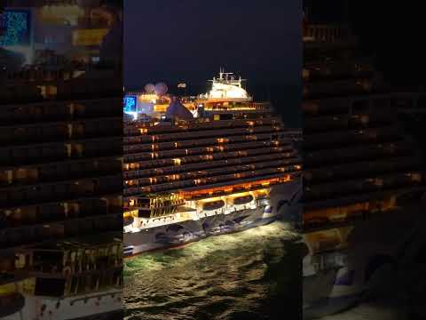 Thumbnail for Norwegian VIVA NCL cruise ship sailing at night