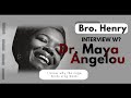 Dr. Maya Angelou interview (I Know Why The Caged ...